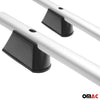 Rieles & Barras de Techo Coche para Peugeot Partner Tepee 2008-2018 Gris Alu 4x