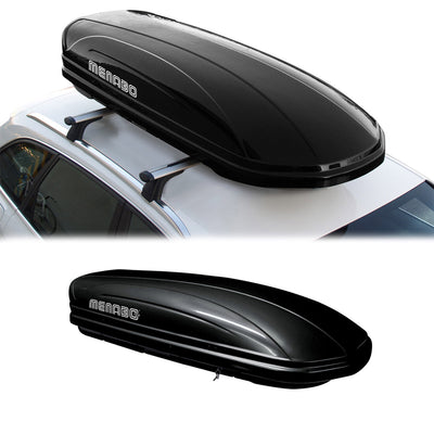 Menabo Mania Box baule da tetto 400 lt portapacchi Universal Negro Plástico