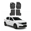 OMAC Premium Alfombrillas De Coche para Dacia Sandero 2012-2020 TPE Goma 4x