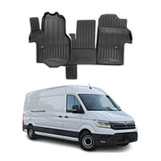 OMAC Premium Alfombrillas De Coche para MAN TGE 2017-2026 Negro TPE Goma 1Pza