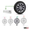 Sparco Tapacubos 16" pulgadas Universal Carbono Gris ABS Plástico