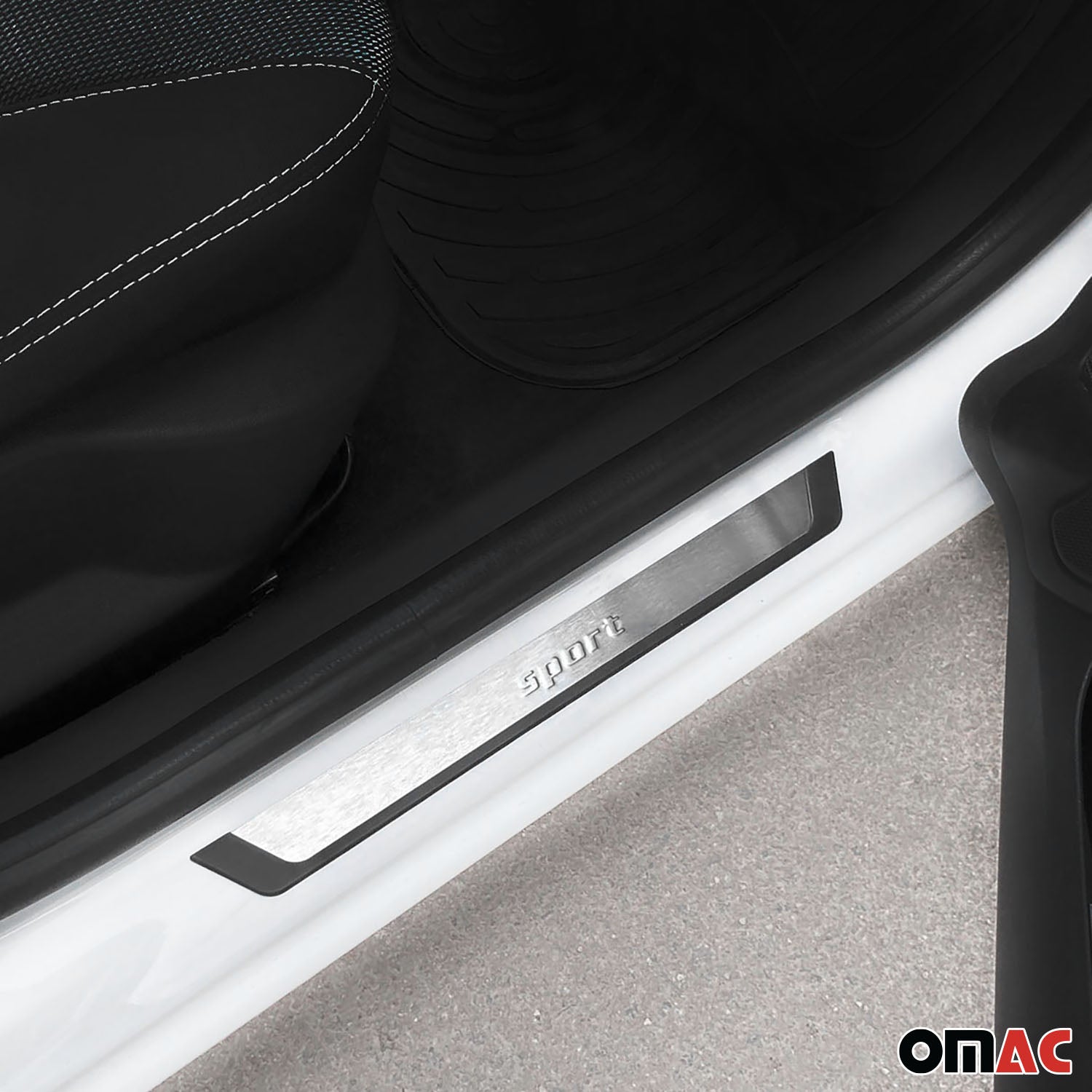 Placa del coche Umbral Cubierta para VW Tiguan 2016-2025 Acero cepillado
