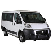 Bull Barra Frontal para Fiat Ducato 2006-2013 Negro Brillante Acero 1Pza