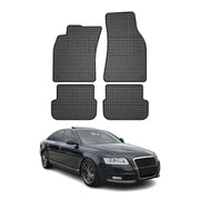 OMAC Alfombrillas De Coche para Audi A6 Sedán Familiar Allroad 2008-2011 Goma 4x