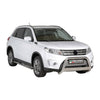Par de Estribos Barras Laterales para Suzuki Vitara 2015-2018 Plata Acero 2x
