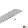 Protector de Parachoques Trasero para VW Amarok 2010-2024 Plata Brillante Acero