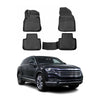 OMAC Alfombrillas De Coche para VW Touareg 2018-2021 Negro Goma TPE 4Pza