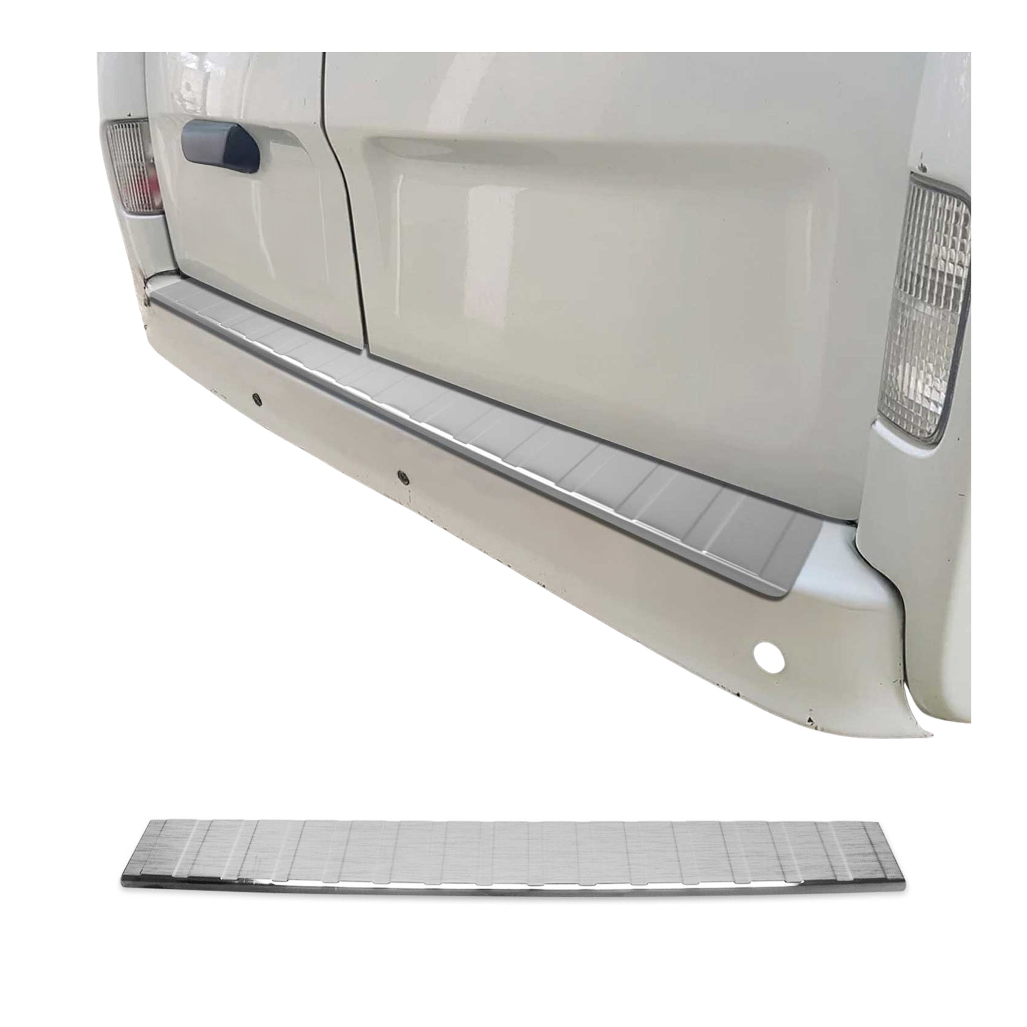 Protector de Parachoques Trasero para Fiat Talento 2016-2024 Acero cepillado