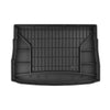 OMAC Premium Bandeja Maletero Alfombrilla para VW Golf 2019-2024 Negro Goma