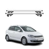 Menabo Barras Techo Baca para VW Golf 5G Familiar 2013-2019 Gris Aluminio 2Pza