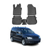OMAC Alfombrillas De Coche para VW Caddy III 2003-2020 Negro Goma TPE 4Pza