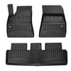 OMAC Premium Alfombrillas De Coche para Tesla Model 3 2017-2024 TPE Goma 3x