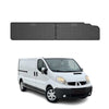 OMAC Alfombrillas De Coche para Renault Trafic 3RD ROW 2001-2014 Negro Goma 2Pza