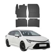 OMAC Alfombrillas De Coche para Suzuki Swace 2020-2025 Negro Goma TPE 4Pza