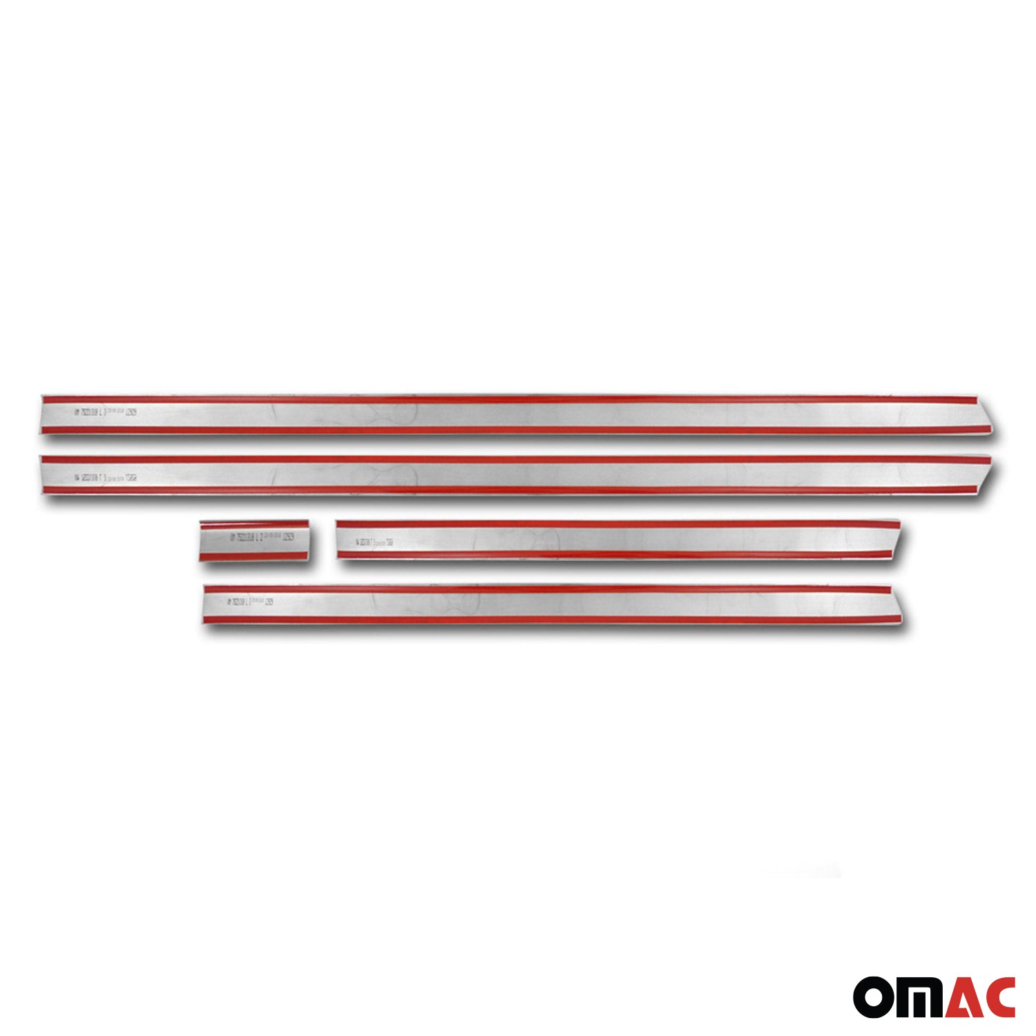 Protectores Puerta Lateral paraVW T6 T6.1 Transporter 2015-24 Corto Plata Acero