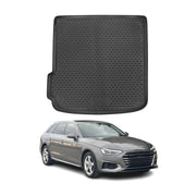 OMAC Bandeja Maletero Alfombrilla para Audi A4 B9 Familiar 2016-2025 Negro TPE