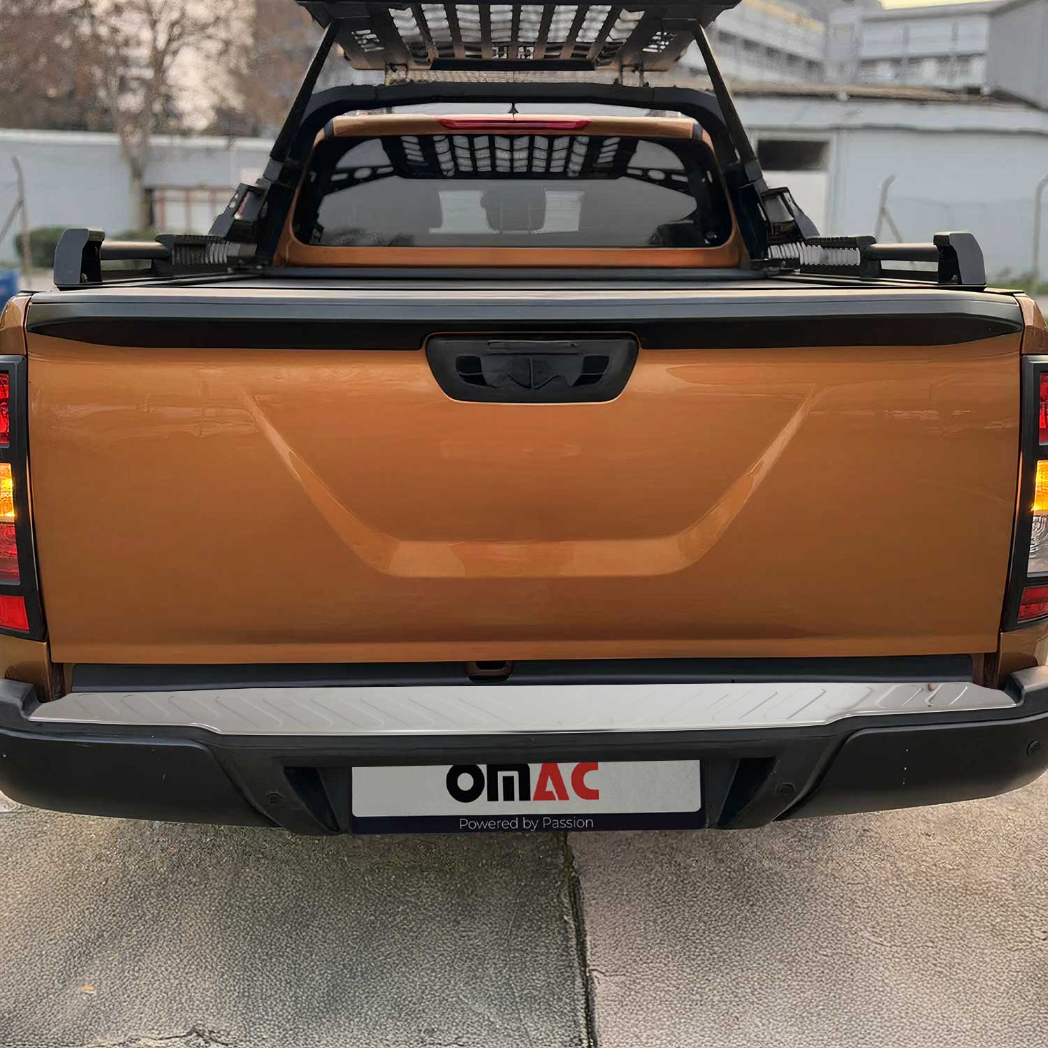 Protector Parachoques para Nissan Navara 2016-2025 Plata Brillante Acero