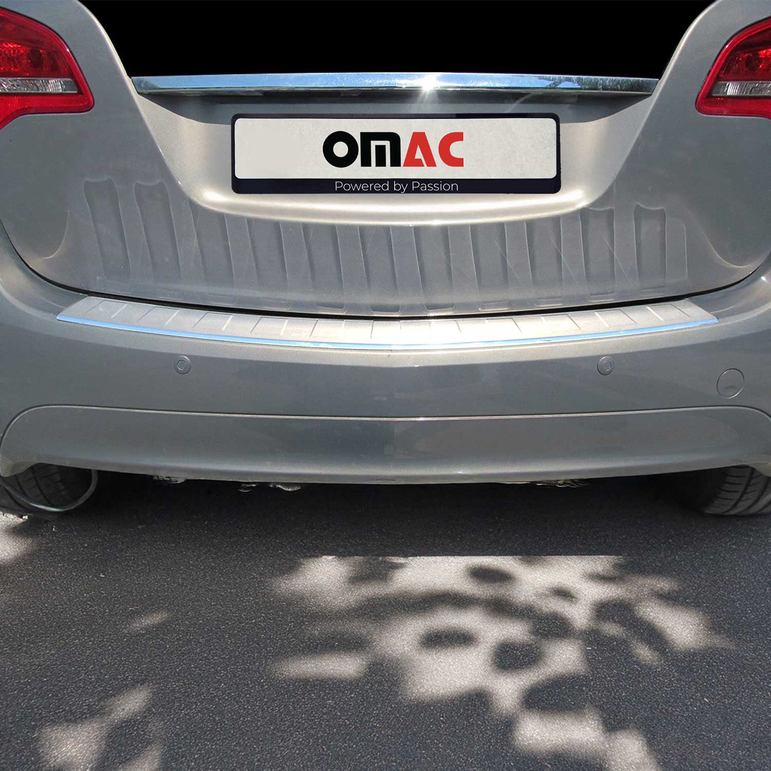 Protector de Parachoques Trasero para Opel Meriva 2010-2017 Acero cepillado