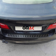 Protector Parachoques para BMW Serie 5 F11 Touring 2009-17 Acabado Carbono Acero