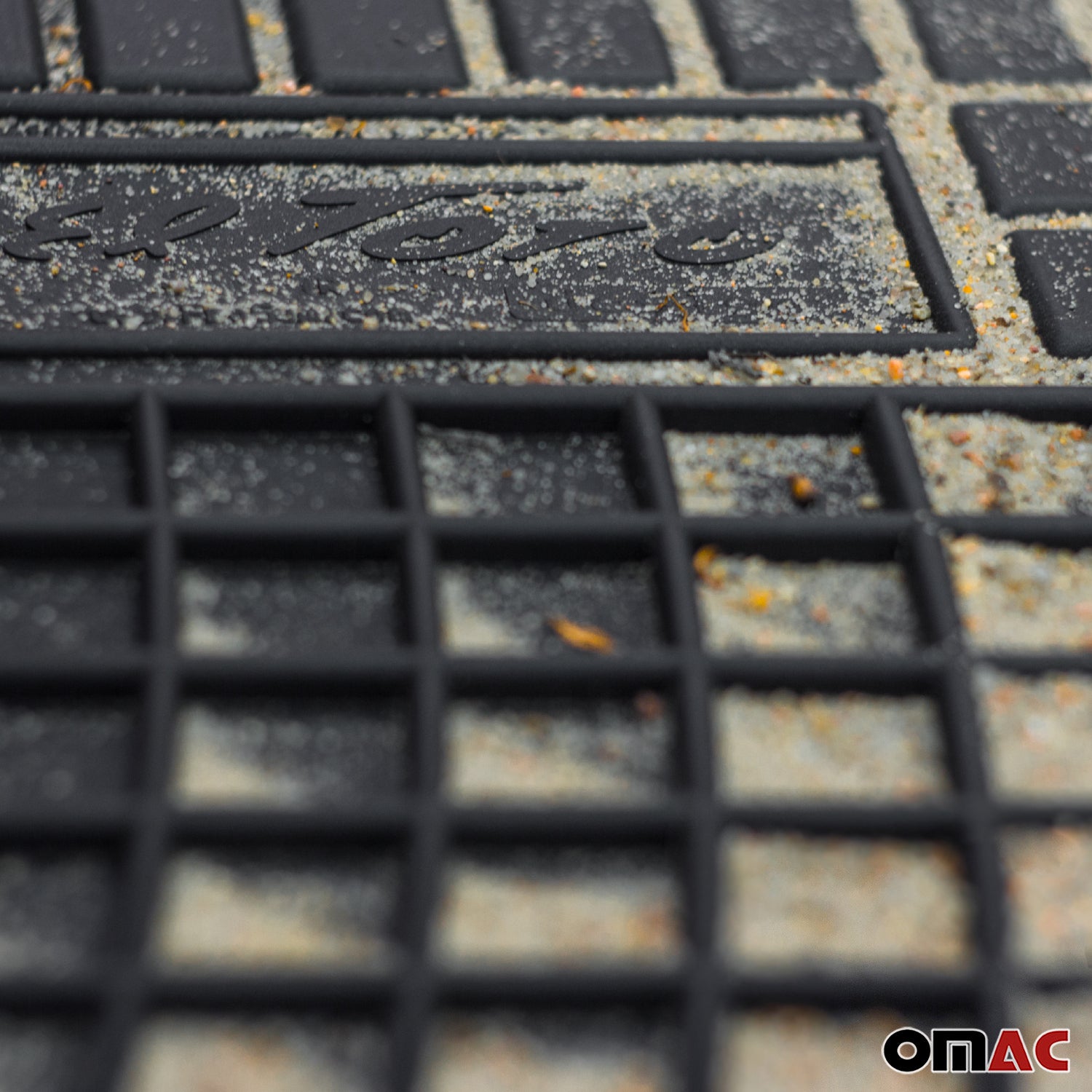 OMAC Alfombrillas De Coche para Ford Transit Custom I 2017-2023 Goma 3x