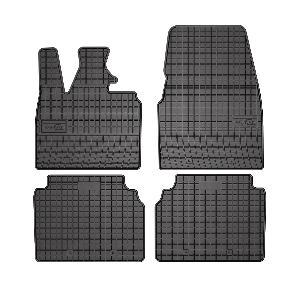 OMAC Alfombrillas De Coche para BMW i3 2013-2023 Negro Goma 4Pza
