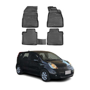 OMAC Alfombrillas De Coche para Nissan Note E21 2012-2020 Negro Goma TPE 4Pza