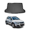 OMAC Bandeja Maletero Alfombrilla para Suzuki SX4 Classic 2013-2018 Negro TPE