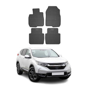 OMAC Alfombrillas De Coche para Honda CRV 2018-2025 Negro Goma 4Pza