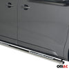 Par de Estribos Barras Laterales para Opel Vivaro 2019-2025 L3 Largo Plata Acero