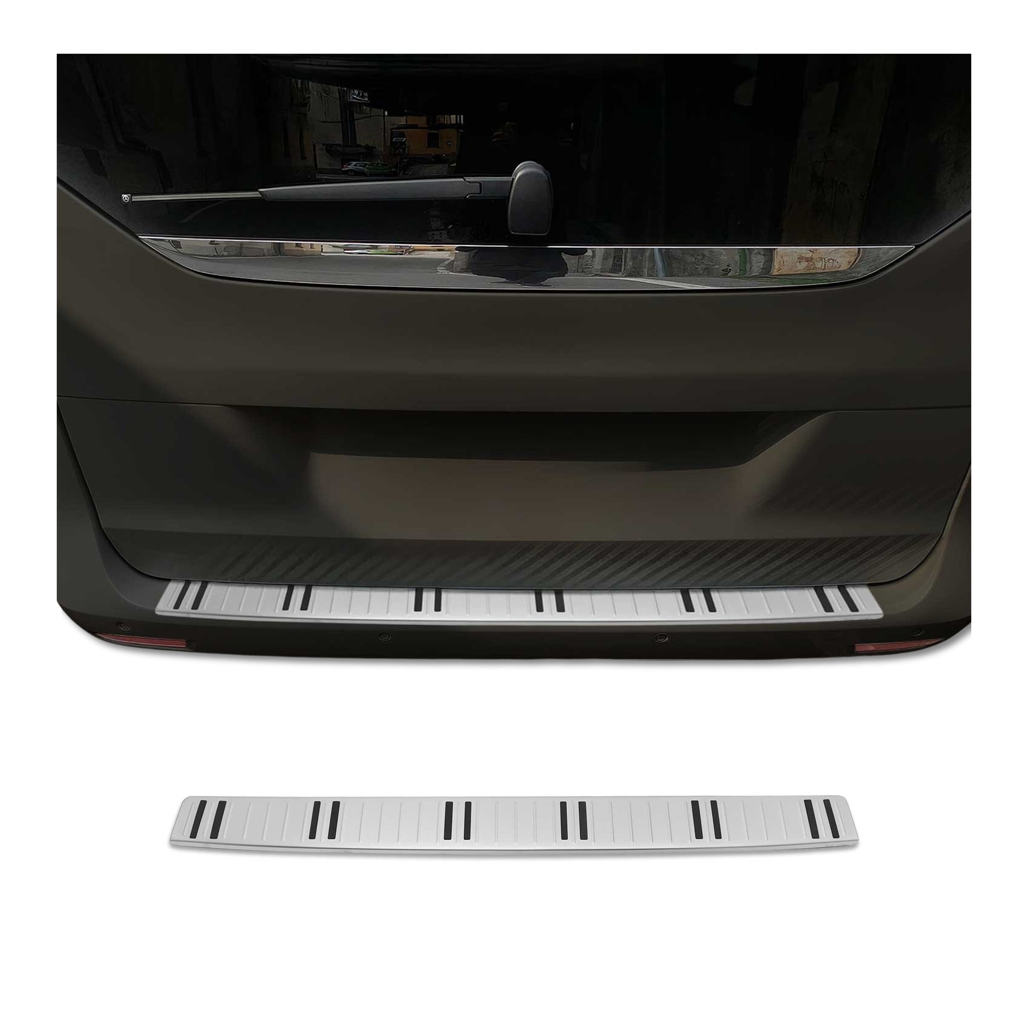 Protector Parachoques para Mercedes Vito W447 2014-2025 Acero cepillado