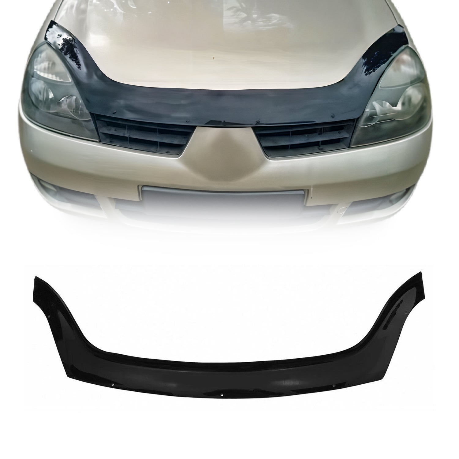 Deflector de Capó para Renault Symbol 2008-2012 Oscuro Brillante Acrílico