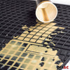 OMAC Alfombrillas De Coche para Mercedes Actros MP4 2012-2020 Negro Goma
