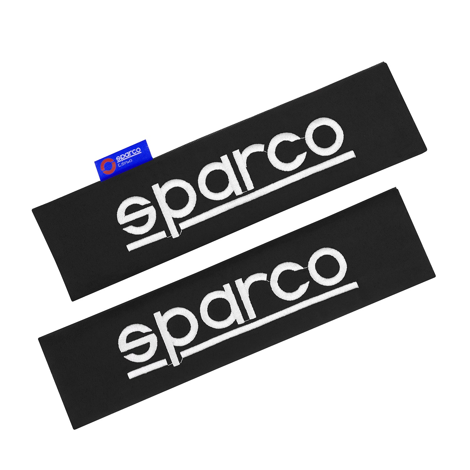 Sparco Para cinturón de Seguridad de coche Universal Negro Poliéster