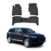 OMAC Alfombrillas De Coche para VW Touareg 2002-2010 Negro Goma TPE 4Pza