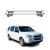 Menabo Barras de Techo Baca para Chevrolet Uplander 2005-2009 Gris Aluminio 2Pza