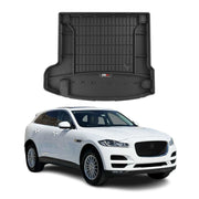 OMAC Premium Bandeja Maletero Alfombrilla para Jaguar F-Pace 2016-2020 Negro TPE