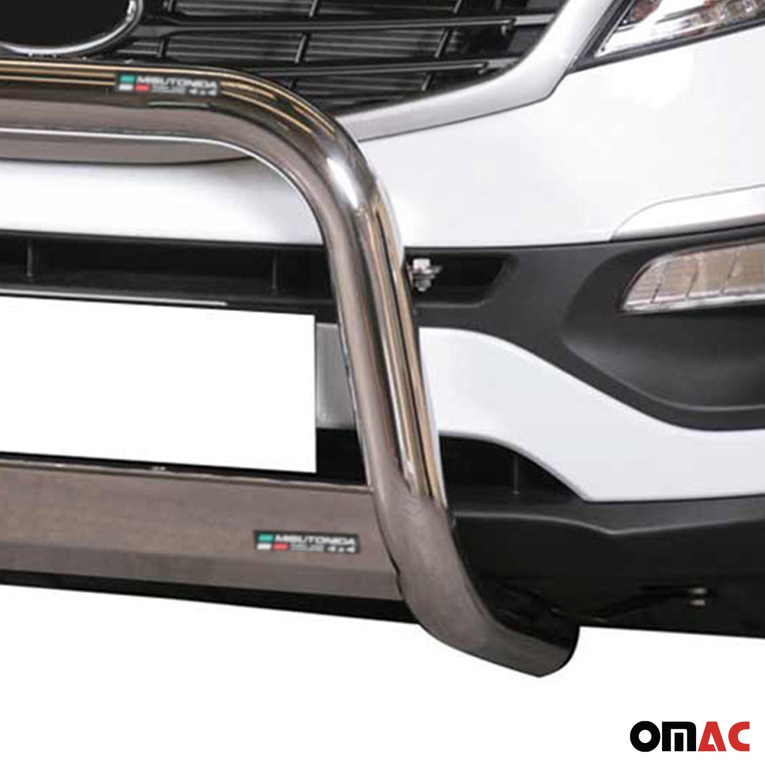 Bull Barra Frontal para Kia Sportage 2010-2015 Plata Brillante Acero