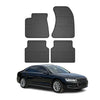 OMAC Alfombrillas De Coche para Audi A8 2009-2018 Negro Goma 4Pza