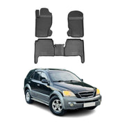 OMAC Alfombrillas De Coche para Kia Sorento 2002-2009 Negro Goma TPE 4Pza
