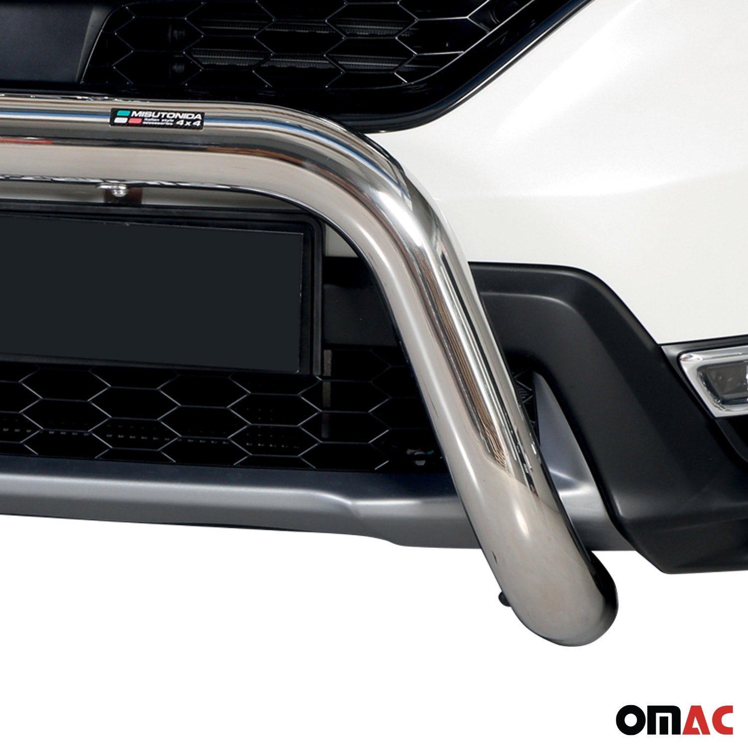 Bull Barra Frontal para Honda CR-V VH 2019-2025 Plata Brillante Acero