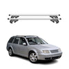 Menabo Barras de Techo Baca para VW Bora Familiar 1995-2005 Gris Aluminio 2Pza