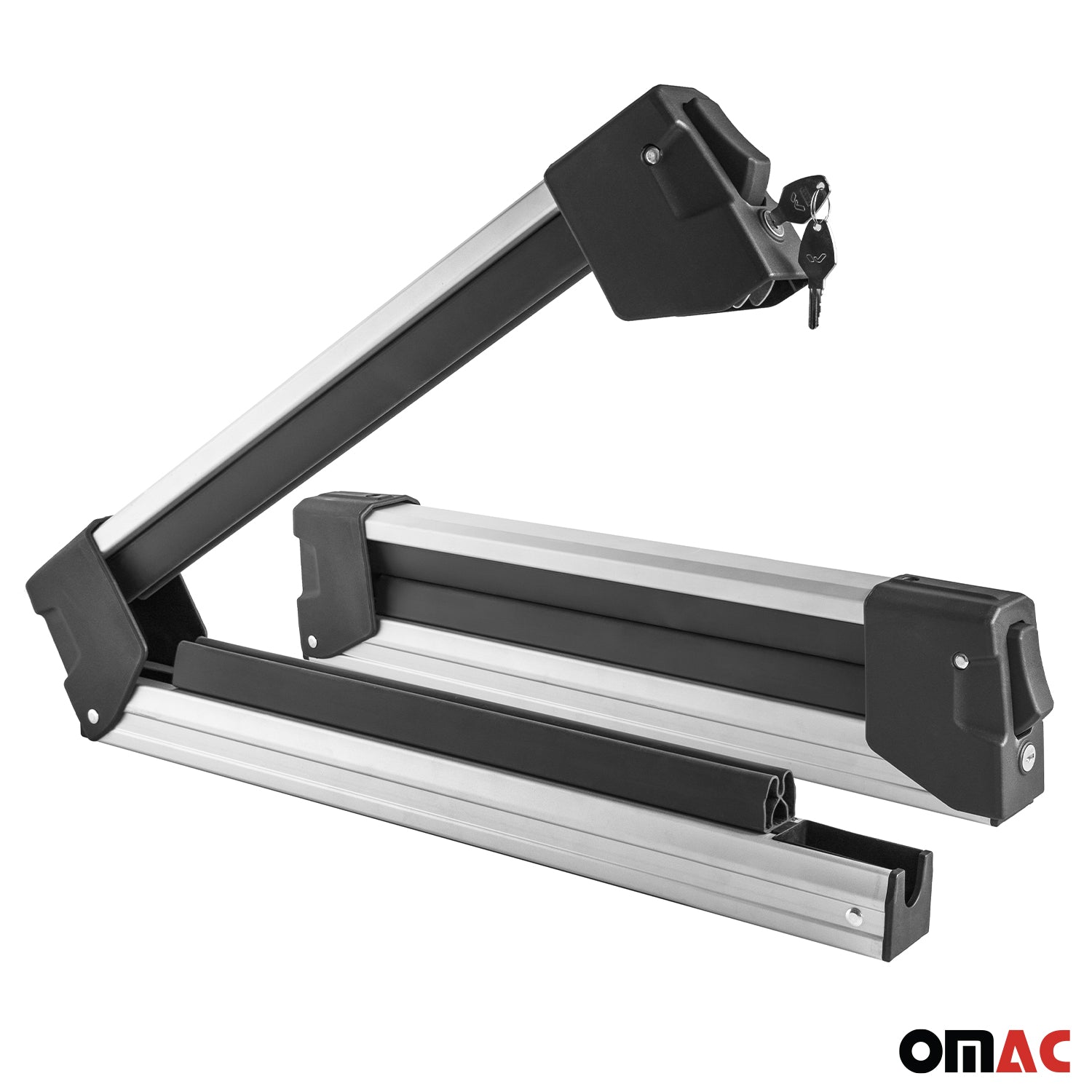 Menabo Yelo4 Portaesquí Snowboard portaequipajes Universal Negro Plata