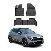 OMAC Premium Alfombrillas De Coche para Kia Sportage 2021-2025 Negro TPE Goma 4x
