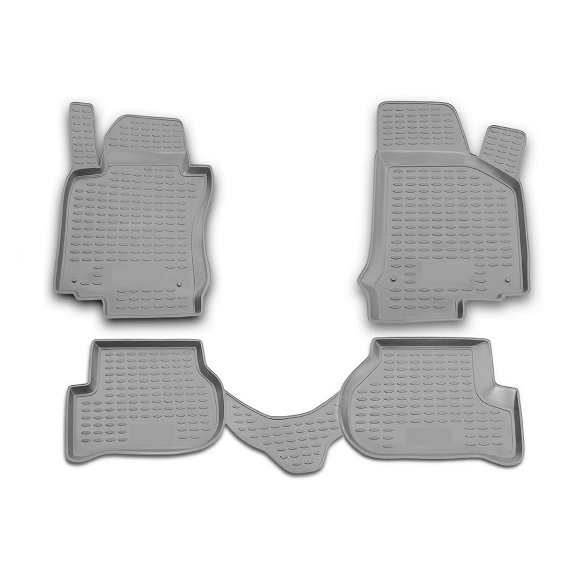 OMAC Alfombrillas De Coche para VW Golf 2007-2009 Familiar Gris Goma TPE 4Pza