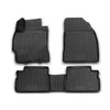 OMAC Alfombrillas De Coche para Toyota Corolla 2006-2013 Negro Goma TPE 4Pza