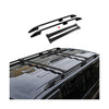 Rieles & Barras de Techo Coche para Peugeot Partner Tepee 2008-2018 Negro Alu