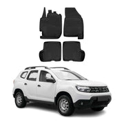 OMAC Alfombrillas De Coche para Dacia Duster 2017-2024 Negro Goma TPE 4Pza