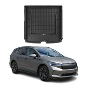 OMAC Premium Bandeja Maletero Alfombrilla para Skoda Enyaq 2020-2025 Negro