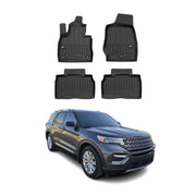 OMAC Premium Alfombrillas De Coche para Ford Explorer U6 2020-2026 TPE Goma 4x