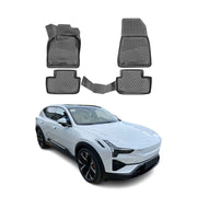 OMAC Alfombrillas De Coche para Polestar 2 2020-2025 Negro Goma TPE 4Pza